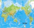 Dünya Haritası. Merkatör projeksiyonu
